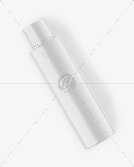 Matte Plastic Cosmetic Bottle Mockup Matte Plastic Cosmetic Bottle Mockup