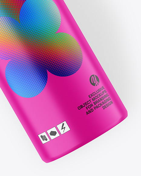 Matte Plastic Cosmetic Bottle Mockup Matte Plastic Cosmetic Bottle Mockup