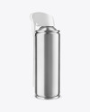 Metallic Spray Can Mockup