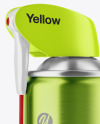 Metallic Spray Can Mockup