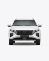 Compact Crossover SUV Mockup - Front View