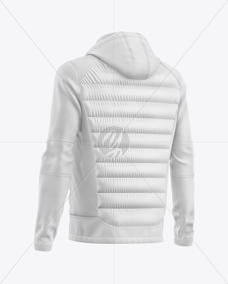 Training Down Jacket w/Hood Mockup