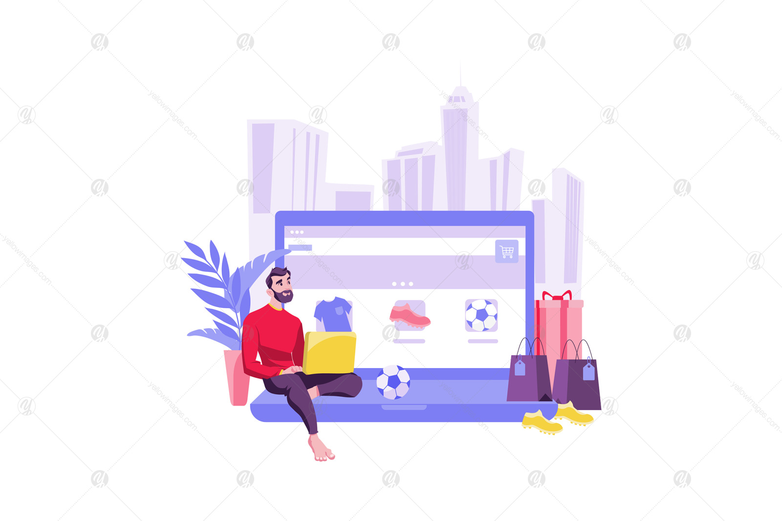 M395_Online Shop Illustration Pack M395_Online Shop Illustration Pack