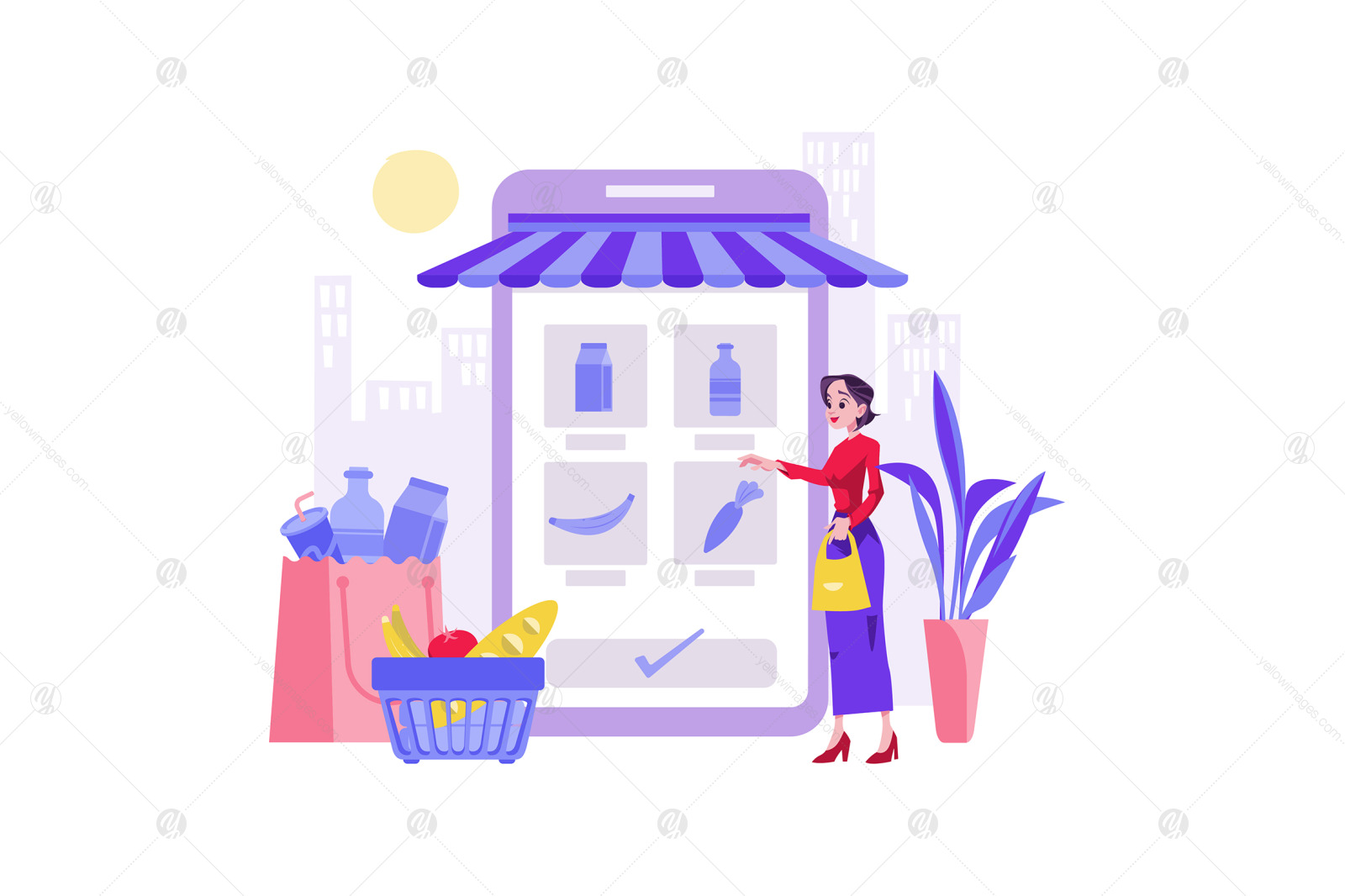 M395_Online Shop Illustration Pack M395_Online Shop Illustration Pack