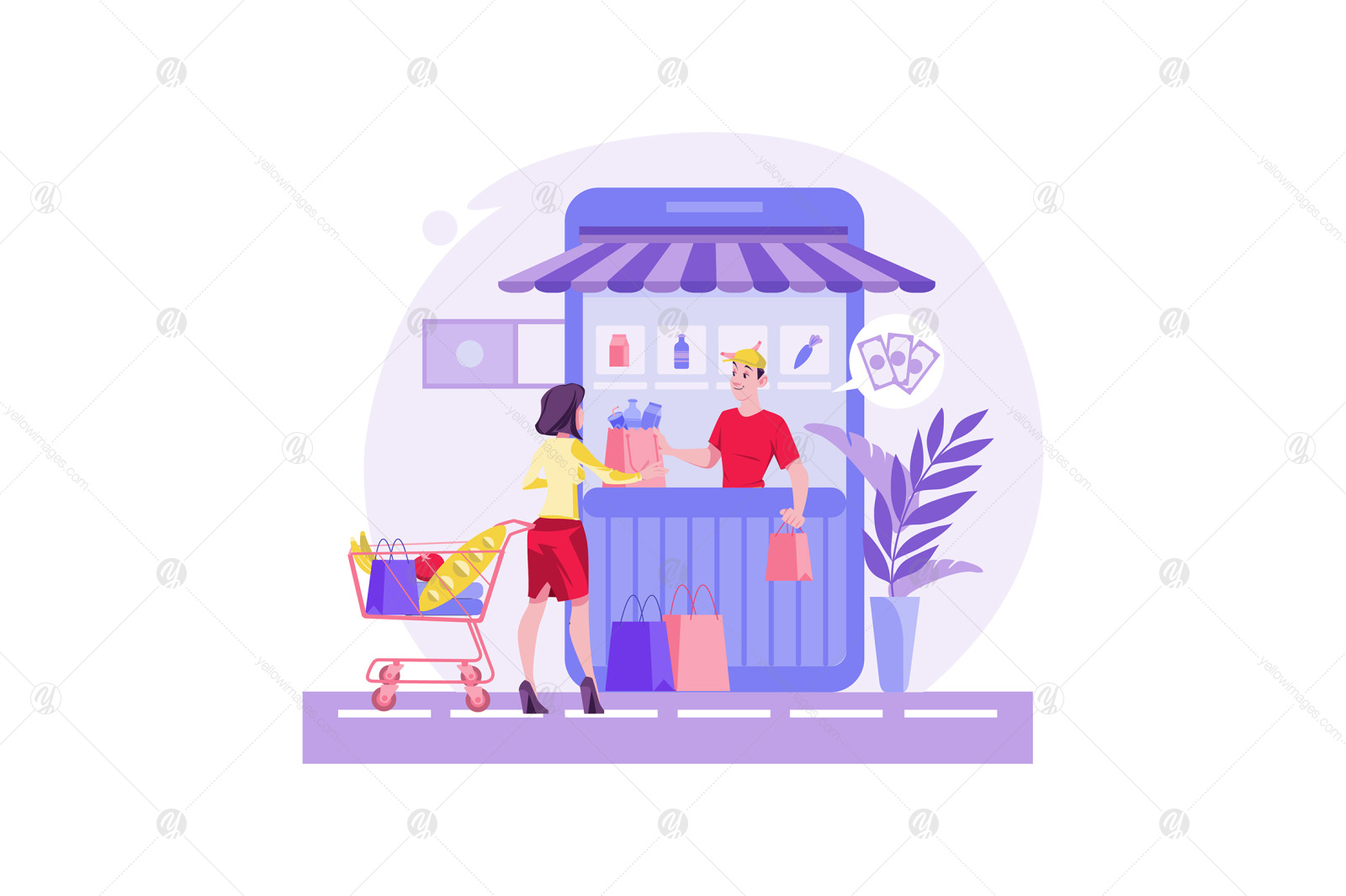 M395_Online Shop Illustration Pack M395_Online Shop Illustration Pack