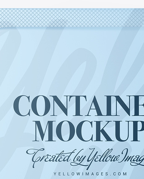 Plastic Container Mockup