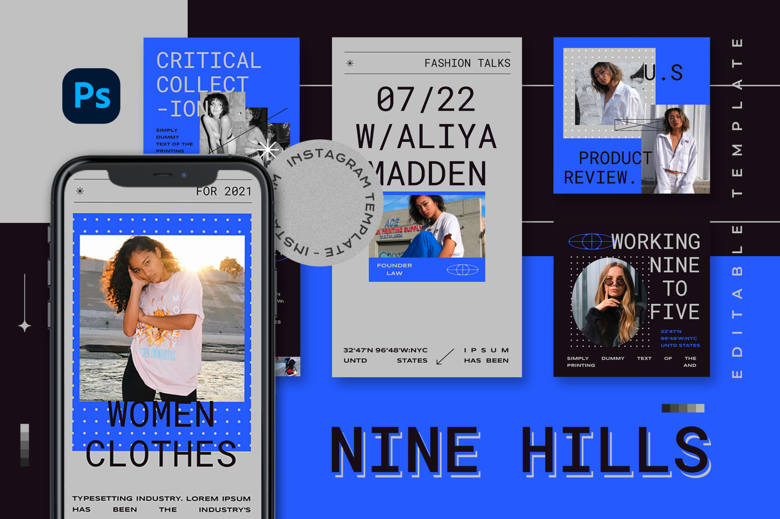 Nine Hills Instagram Template Nine Hills Instagram Template