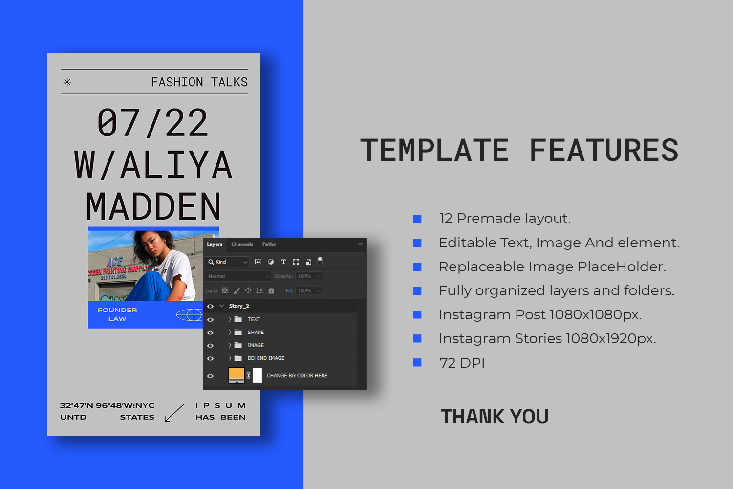 Nine Hills Instagram Template Nine Hills Instagram Template
