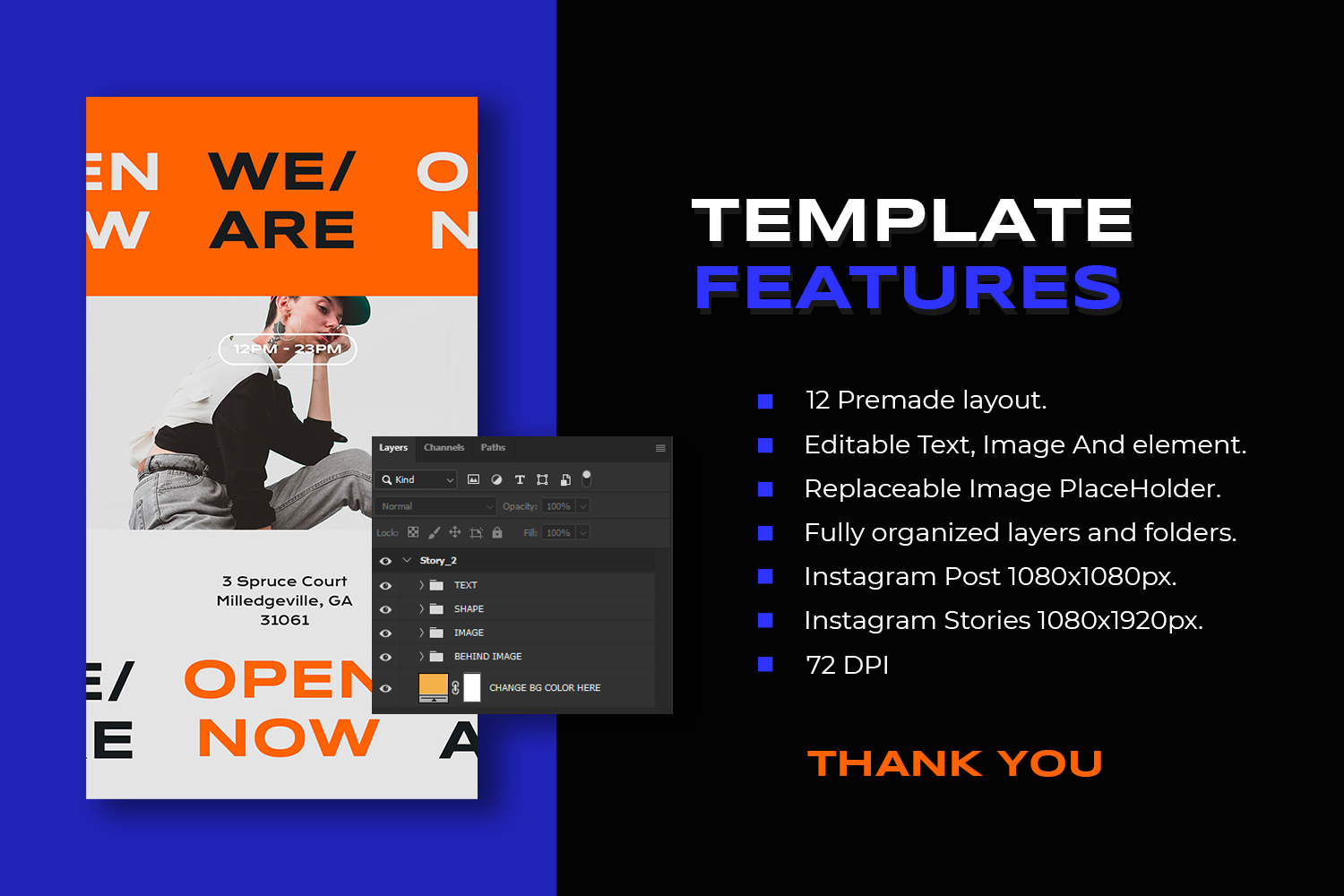 Numerals Instagram Template Numerals Instagram Template