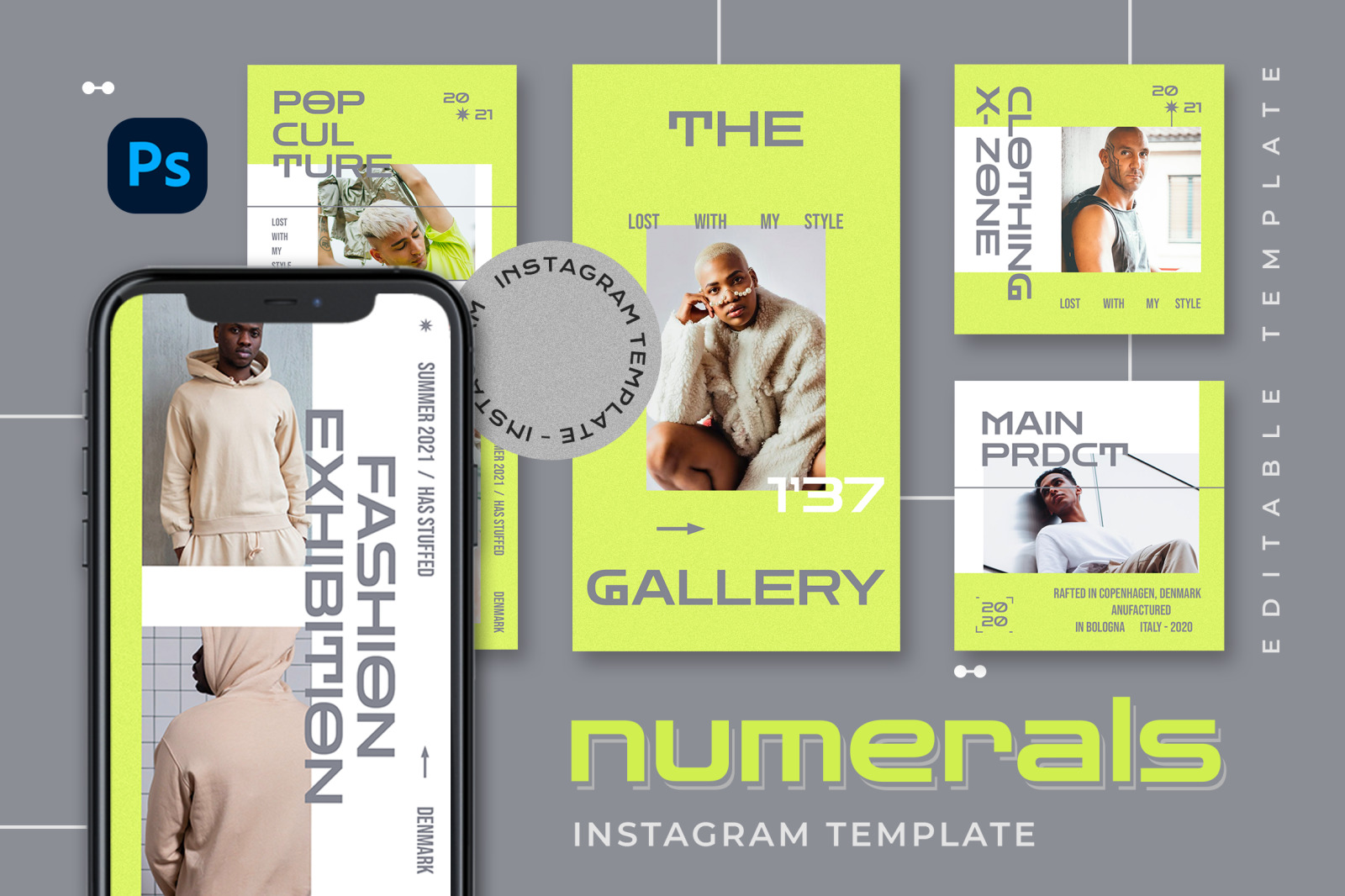 Numerals Instagram Template Numerals Instagram Template