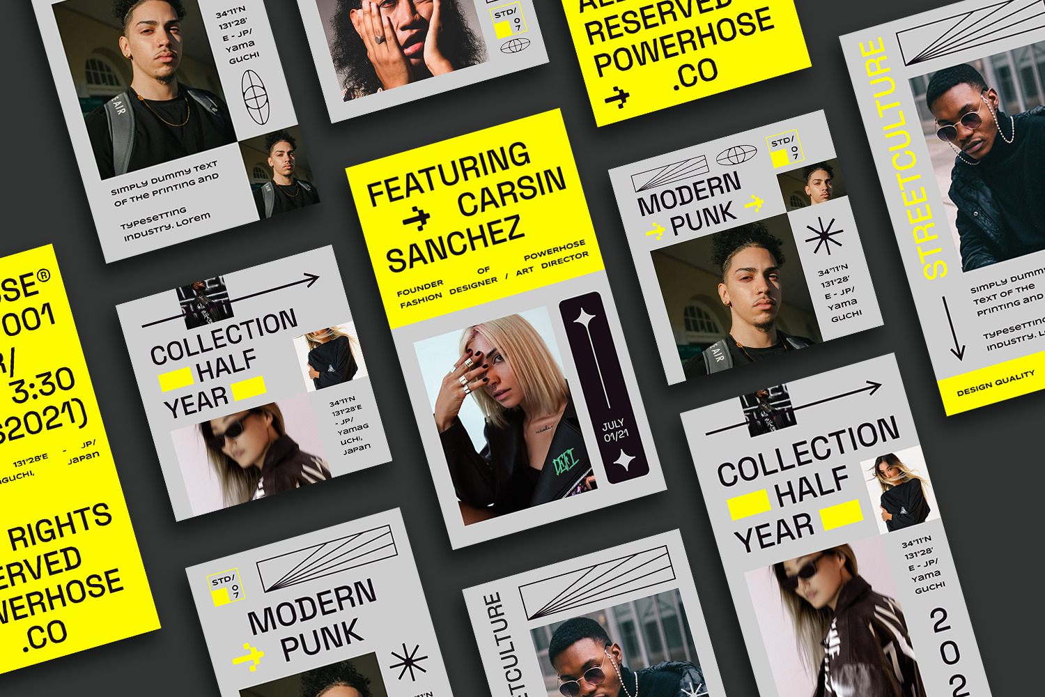Powerhose Instagram Template Powerhose Instagram Template