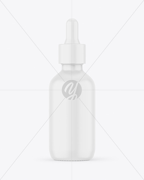 Matte Dropper Bottle Mockup