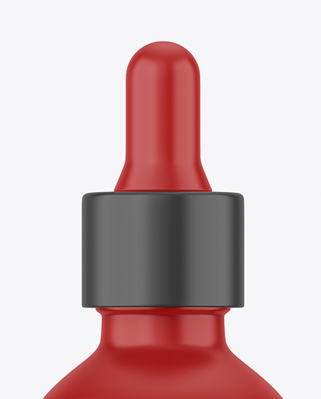 Matte Dropper Bottle Mockup