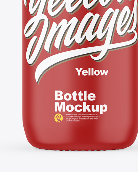 Matte Dropper Bottle Mockup