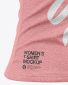 Women’s Heather T-Shirt Mockup