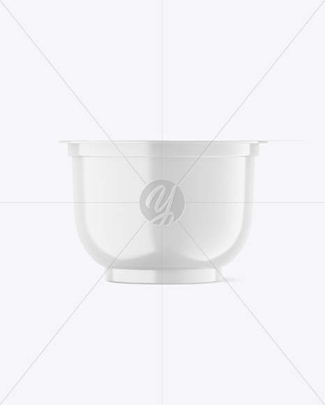 Glossy Plastic Jar Mockup