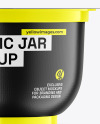 Glossy Plastic Jar Mockup