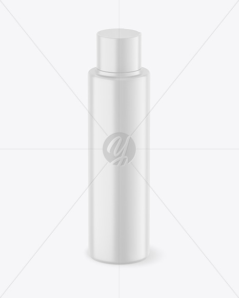 Matte Plastic Cosmetic Bottle Mockup