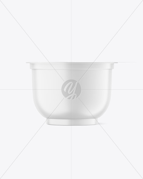 Matte Plastic Jar Mockup