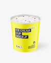 Matte Ice Cream Cup Mockup