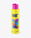 Glossy Plastic Cosmetic Bottle Mockup Glossy Plastic Cosmetic Bottle Mockup