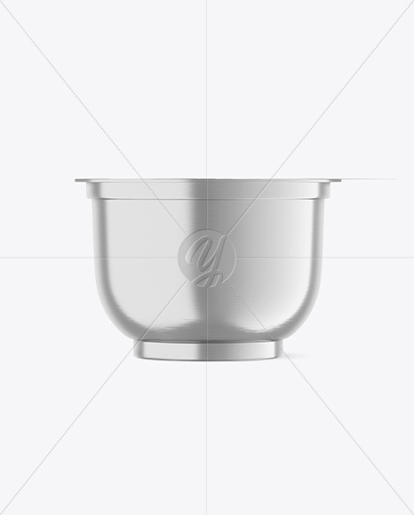 Metallic Plastic Jar Mockup