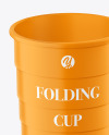 Matte Folding Cup Mockup