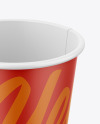 Coffee Cup with Biodegradable Lid Mockup