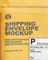 Shipping Envelope Mockup