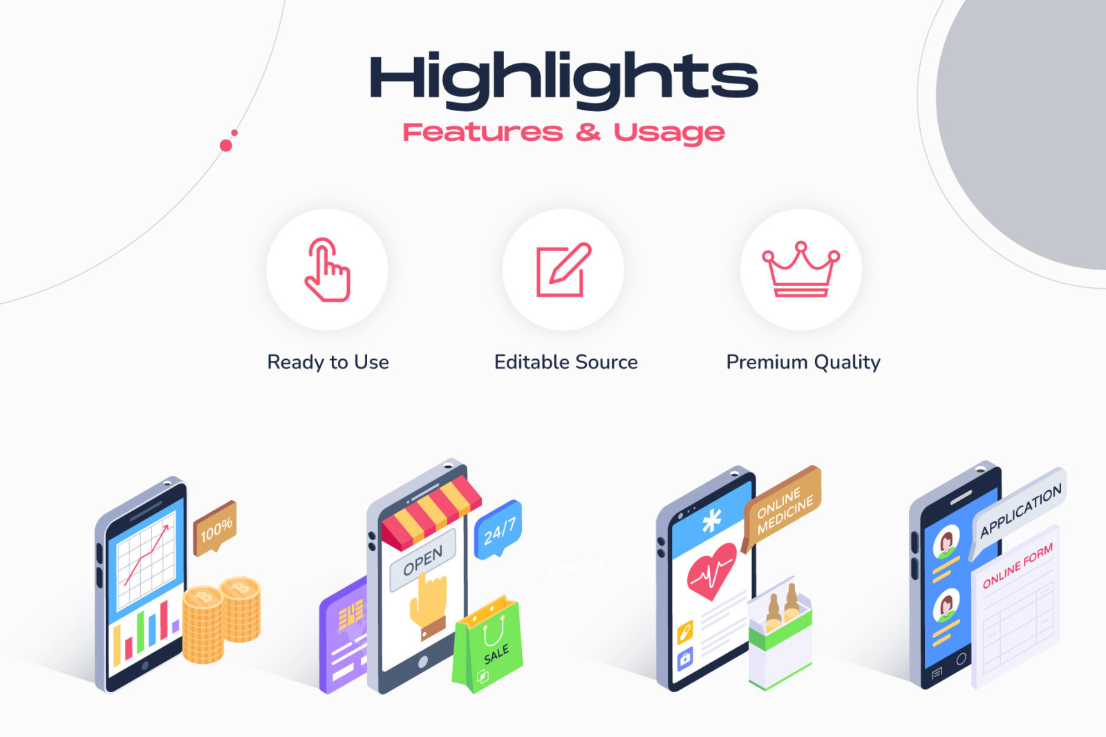 250 Mobile Technology Isometric Icons 250 Mobile Technology Isometric Icons