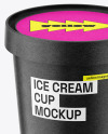 Kraft Ice Cream Cup Mockup