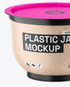 Matte Plastic Jar Mockup