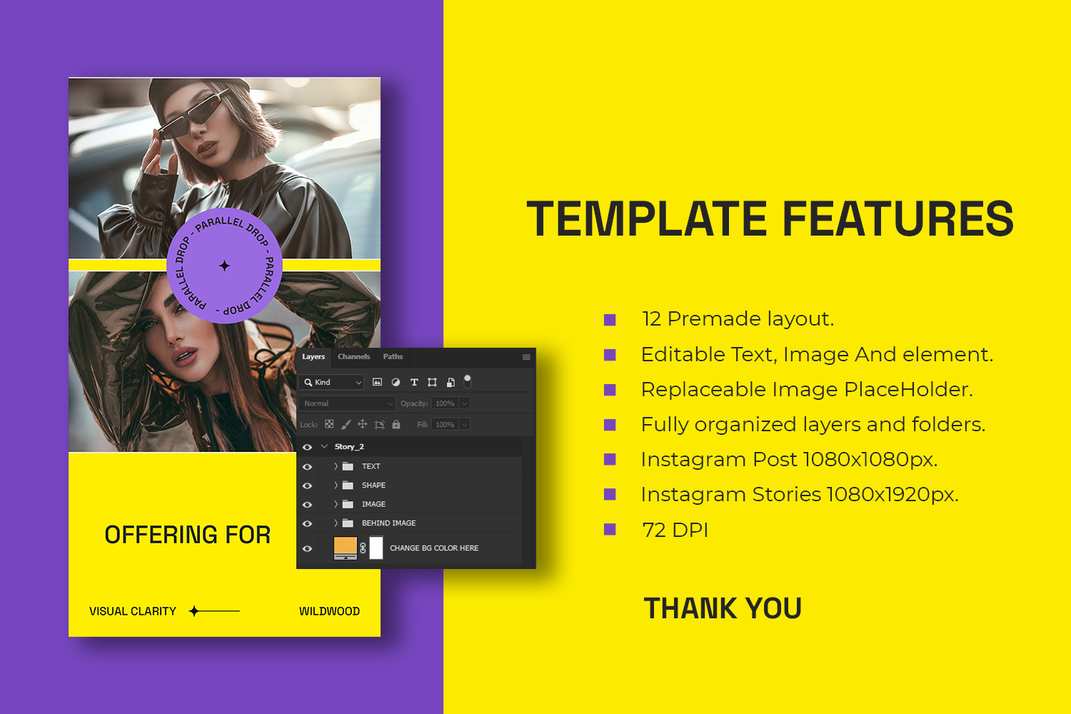 Wildwood Instagram Template Wildwood Instagram Template