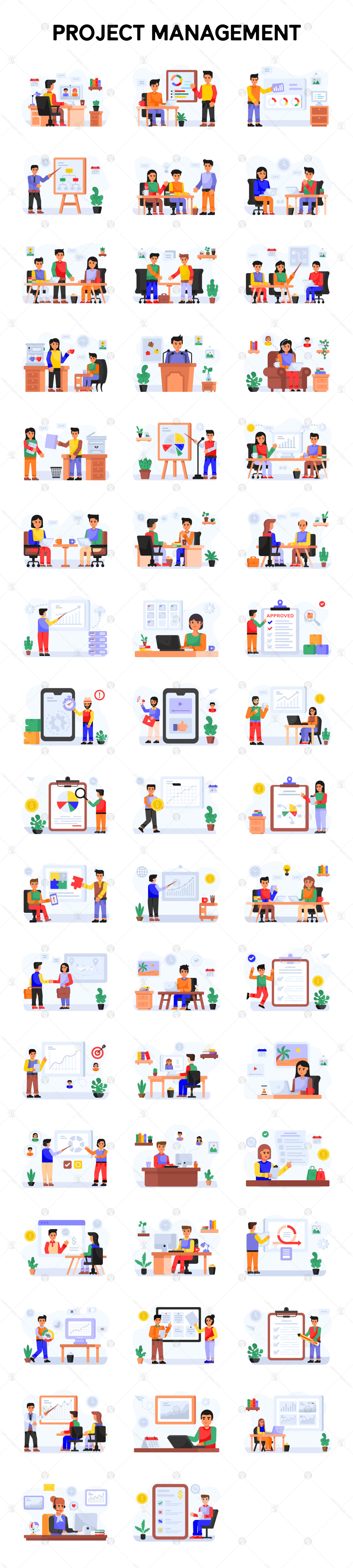 245 Flat Day to Day Activities illustrations 245 Flat Day to Day Activities illustrations
