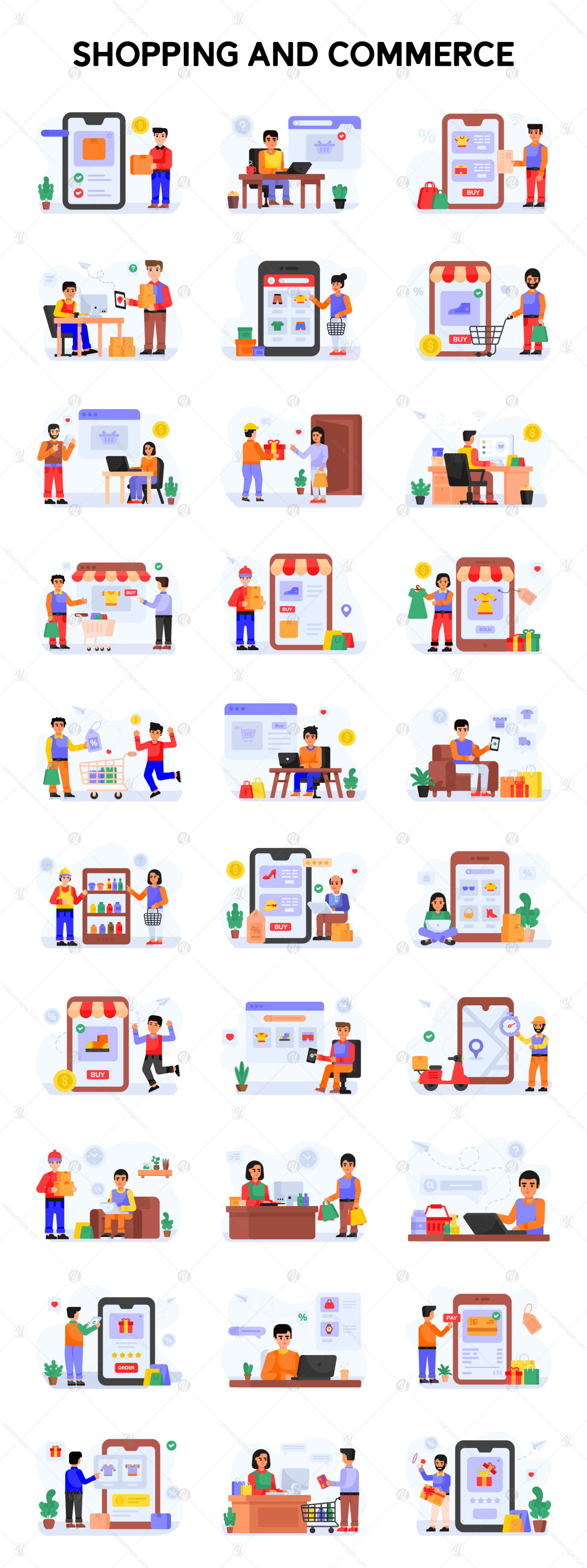 245 Flat Day to Day Activities illustrations 245 Flat Day to Day Activities illustrations