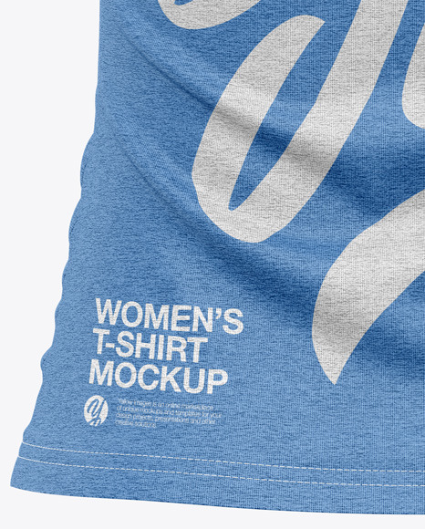 Women’s Heather T-Shirt Mockup