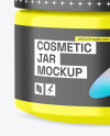 Glossy Cosmetic Jar Mockup