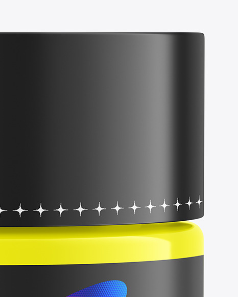 Glossy Cosmetic Jar Mockup