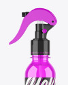 Colored Spray Bottle Mockup