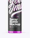 Colored Spray Bottle Mockup