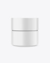 Matte Cosmetic Jar Mockup