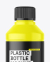 Glossy Plastic Bottle Mockup