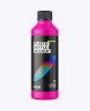 Matte Plastic Bottle Mockup