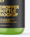 Matte Dropper Bottle Mockup