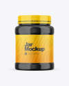Glossy Jar Mockup Glossy Jar Mockup