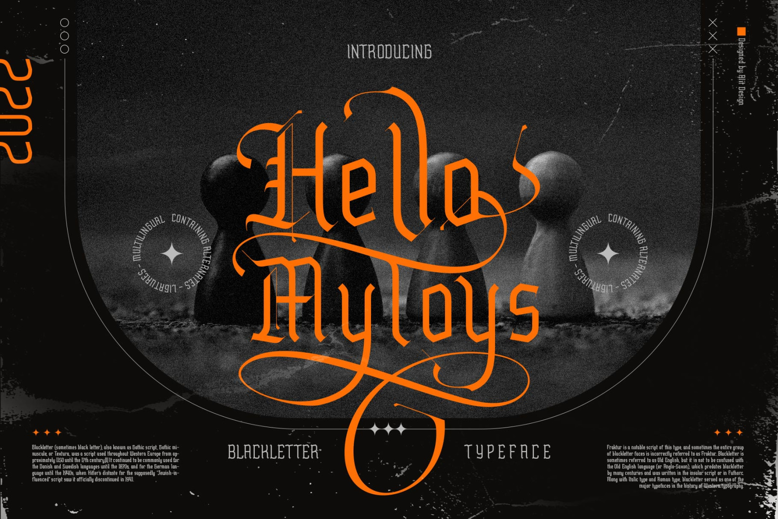 Hello Mytoys Blackletter