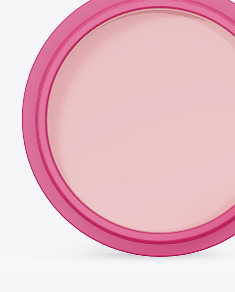 Glossy Lip Balm Jar Mockup