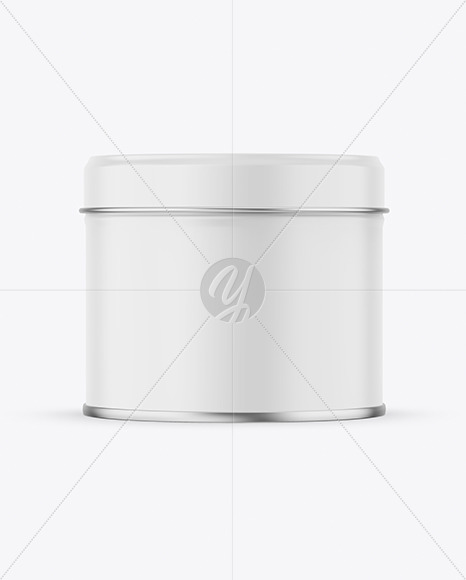 Matte Tin Can Mockup