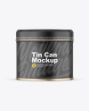 Matte Tin Can Mockup