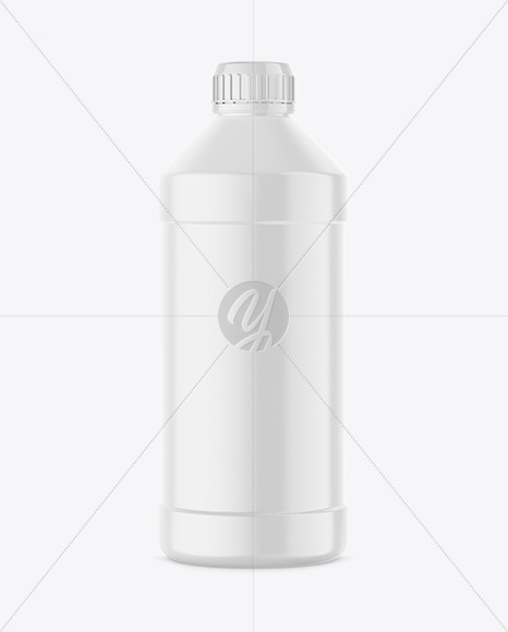 Glossy Plastic Bottle Mockup